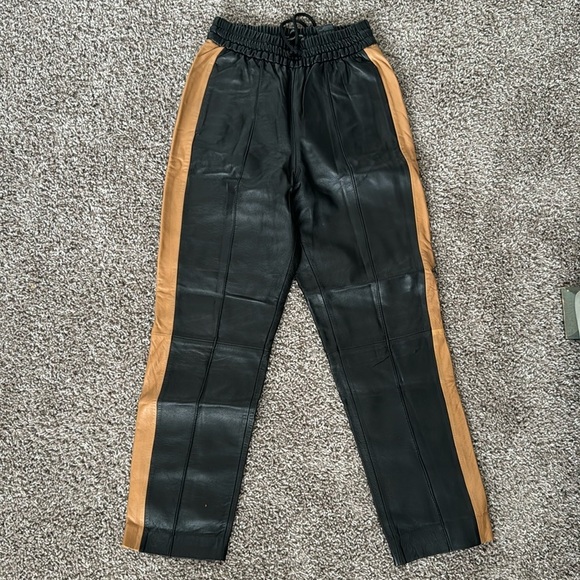 Maison scotch&soda expedition express leather sweatpants - Picture 1 of 7